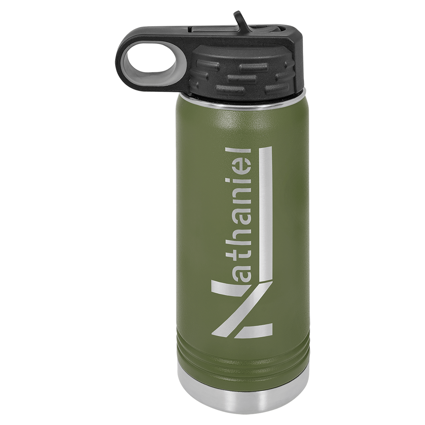 Custom Polar Camel Water Bottle w/Straw Lid