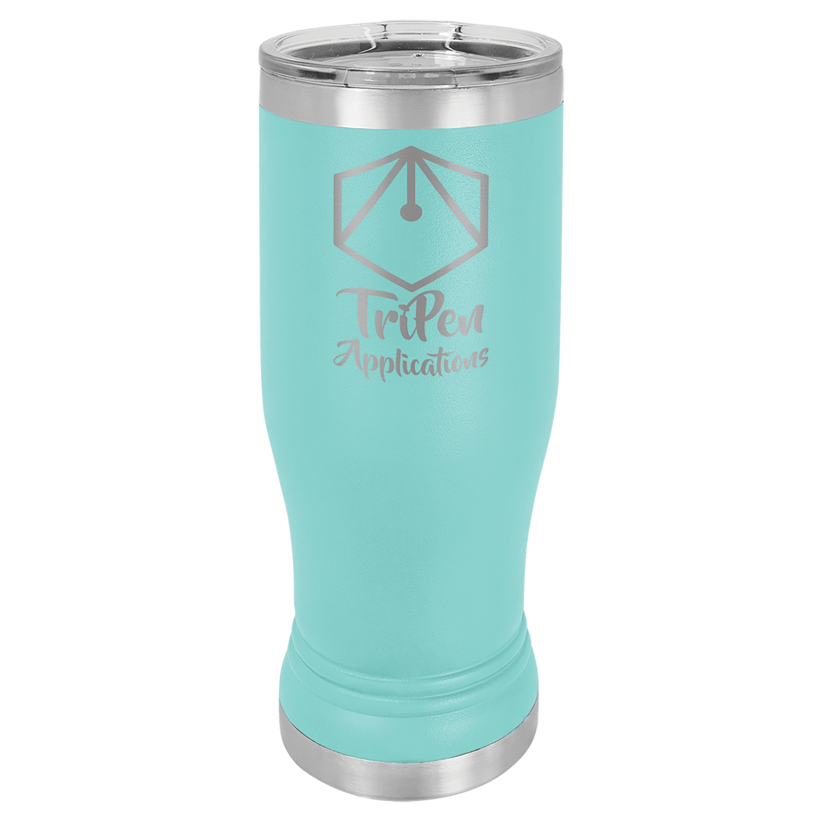 Custom Polar Camel Pilsner Cup w/Clear Lid