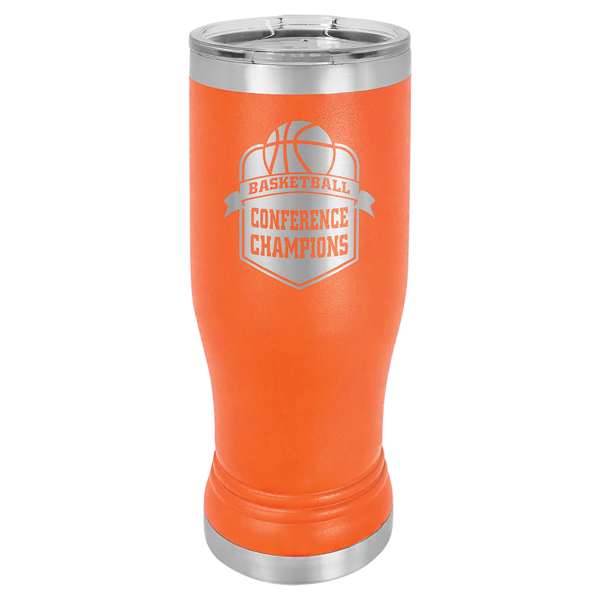 Custom Polar Camel Pilsner Cup w/Clear Lid