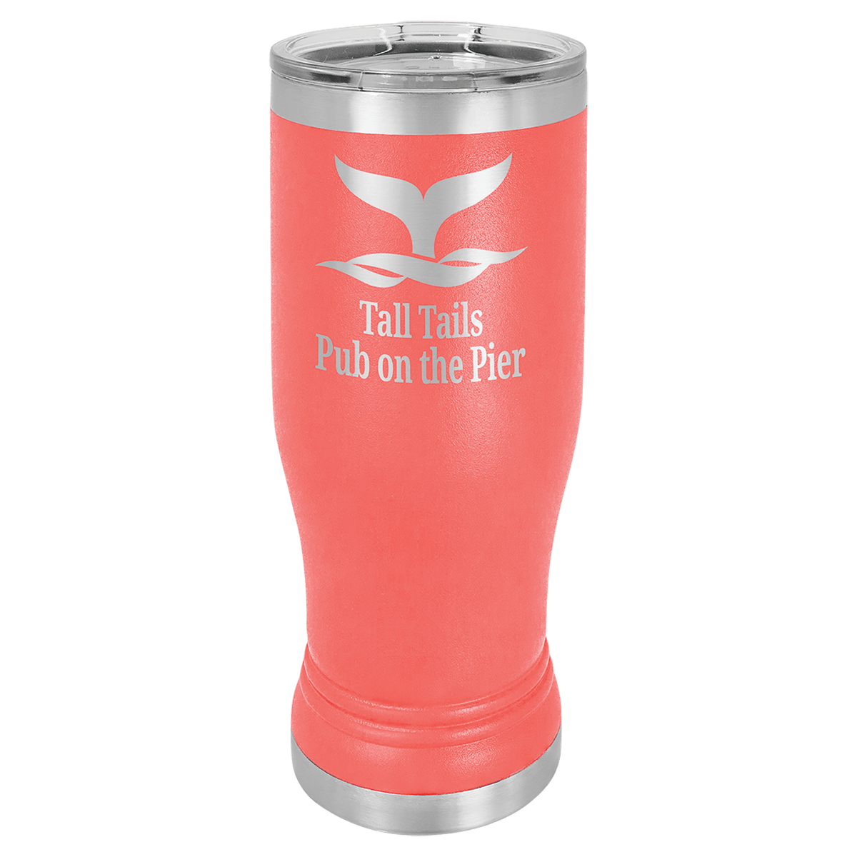 Custom Polar Camel Pilsner Cup w/Clear Lid